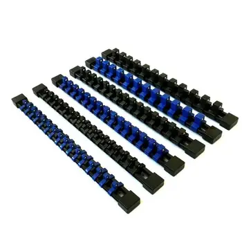 

6pcs 1/4 3/8 1/2 Inch ABS Plastic Socket Organizer Sliding Holder Rail Rack Tool HOLDER ORGANIZER