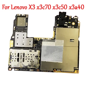 

Original Tested Full Work Motherboard For Lenovo Lemon Vibe X3 X3C70 X3C50 X3a40 Logic Circuit Electronic Panel FPC