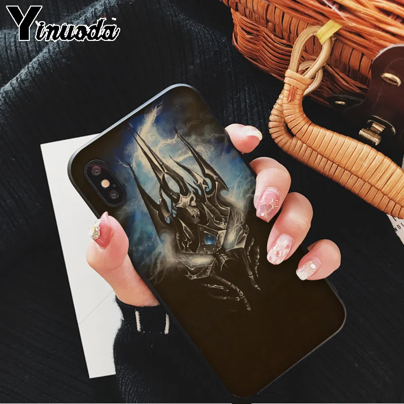 A15 Yinuoda World of Warcraft Arthas Sylvanas мягкий чехол из ТПУ для телефона iPhone 6S 6plus 7 7plus 8 8Plus X Xs MAX 5 5S XR 11 11pro - Цвет: A15