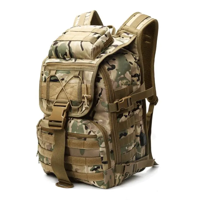 Molle Camo Тактический военный рюкзак армейский водонепроницаемый походный рюкзак дорожный Рюкзак Спорт на открытом воздухе альпинистская сумка