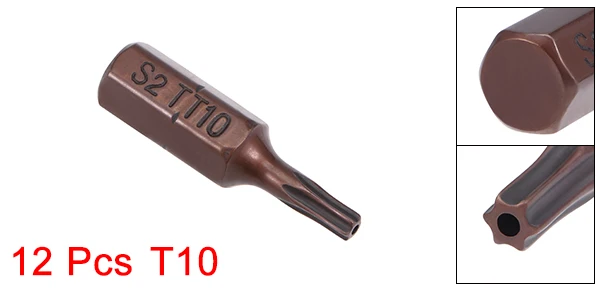 Uxcell 5 состоит из 12 штук, Количество отвертка Philips bits S2 высокого сплава Сталь для ручной Электрический отвертки пневматические сеялки и так далее