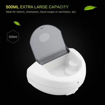 

Automatic Sensor Soap Dispenser Wall Mounted Touchless 500ml for Home Bathroom Restaurants Shower Shampoo Liquid Dispensers TNS
