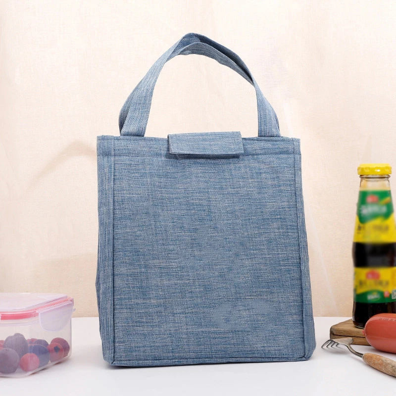 Изолированная сумка для обеда для детей и взрослых, Термосумка-охладитель бенто для школы, пикника, работы, сумка, контейнер для хранения еды, Органайзер - Цвет: Бежевый