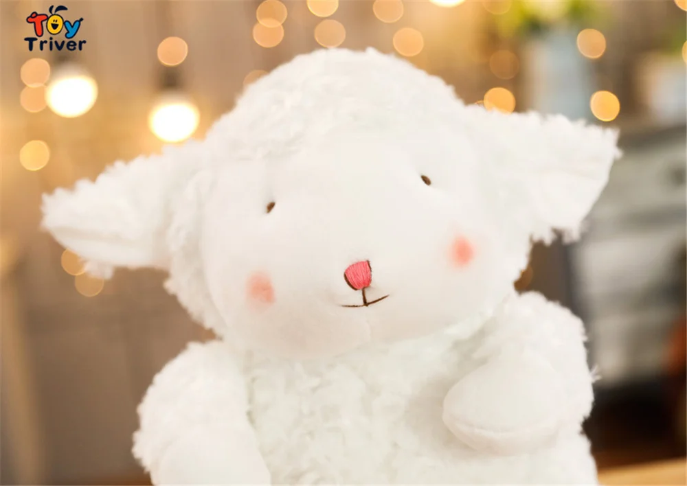 Kawaii овечка, ягненок, плюшевая игрушка, тривер, мягкие животные, кукла для малышей, детей, девочек, подруги, мальчика, подарок на день рождения, украшения для дома