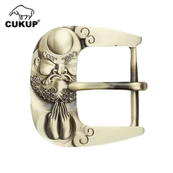 Cukup sliver cinto fivelas pino modelo novo design marca cintos pesados fivela de aço inoxidável metal para homem novo designer bckck116