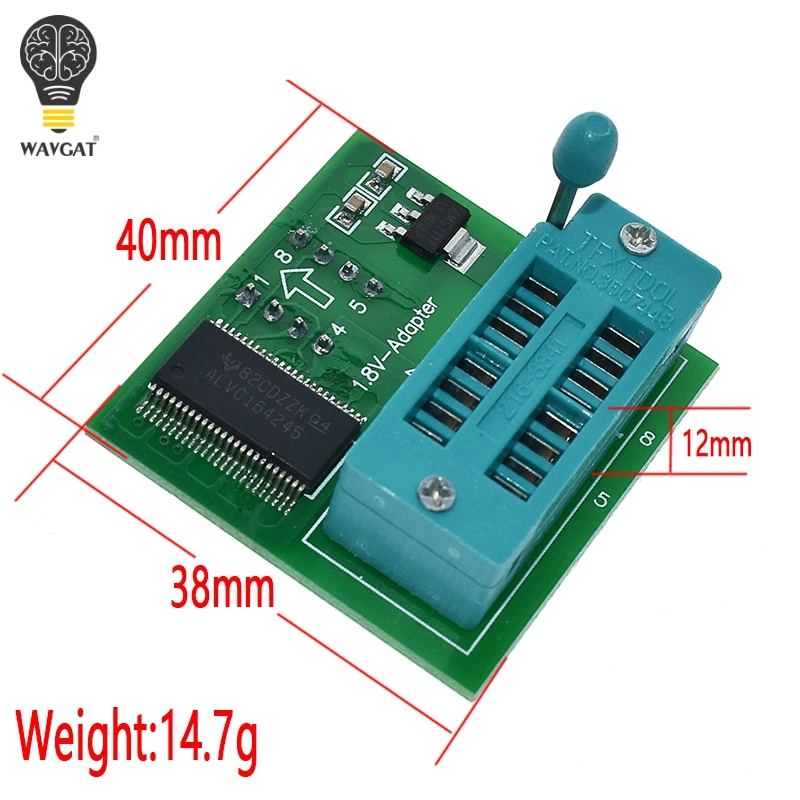 Адаптер для материнской платы 1 8 В SPI Flash SOP8 W25 MX25 используется программистов TL866CS