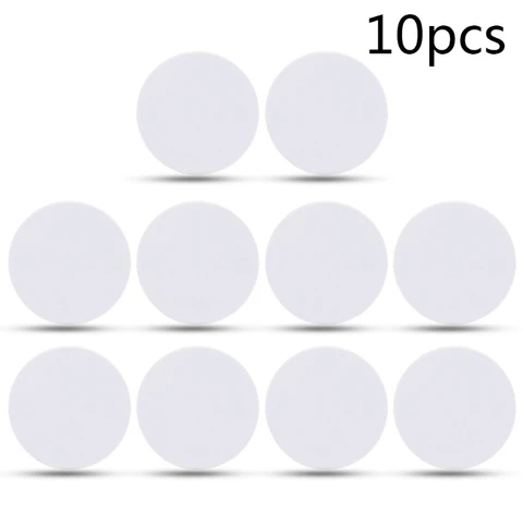 25mm Waterproof Coin Shape Cards Rewritable Blank White NFC 215 Cards For Outdoor Smart Advertising Applications