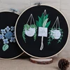 DIY Flowers Plants Pattern Embroidery Set Needlework Tools Printed Embroidery Fabric Round Embroidery Kit DIY Sewing Craft Kit ► Photo 2/6