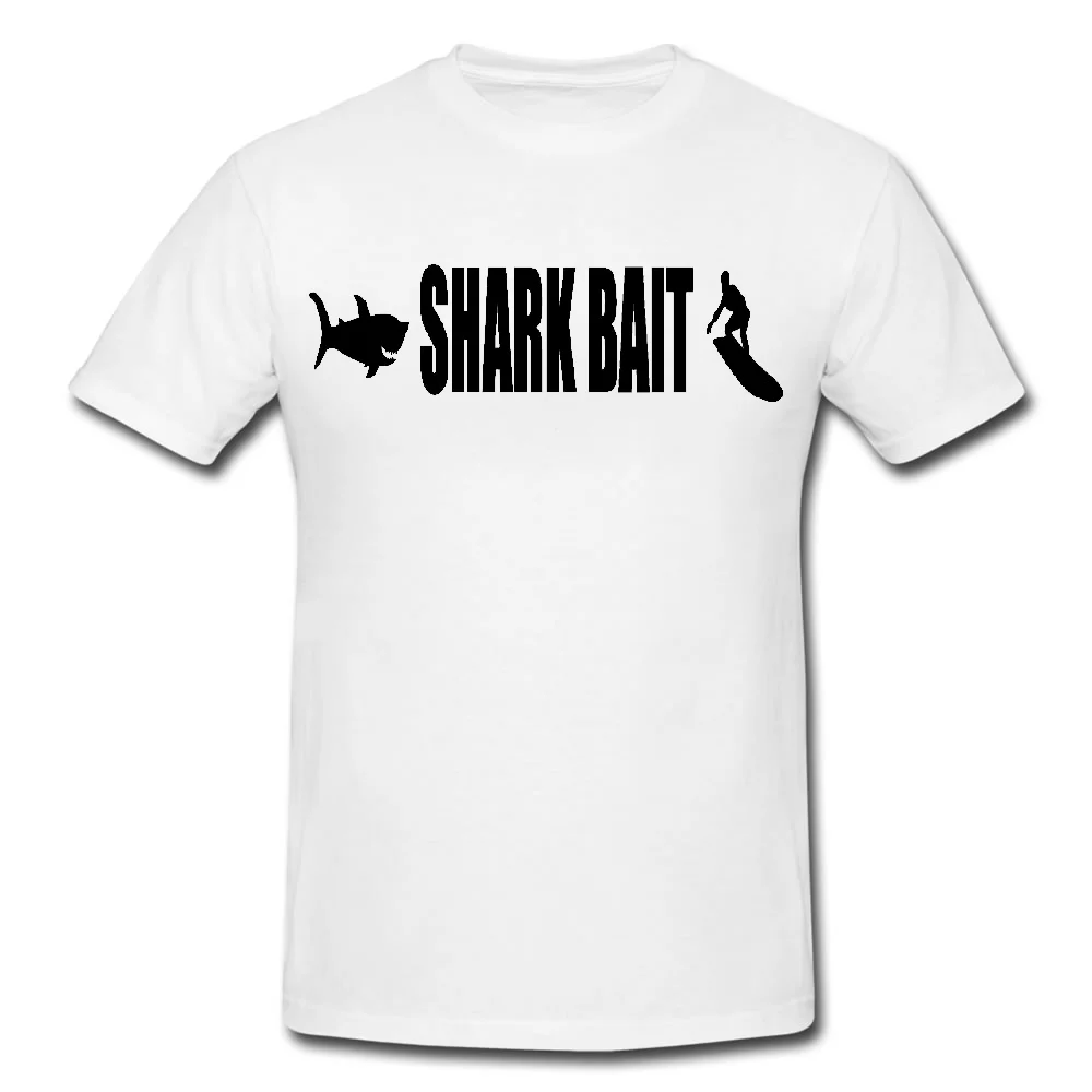 buy SHARK BAIT Mens or Lady Fit T Shirt T Shirt NOVELTY Tops wholesale Tee custom Environmental printed Tshirt cheap wholesale