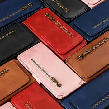 

Flap PU zip leather wallet Case for HUAWEI P20 P30 P40 Nova4E Nova5i Mate20 30 Plus Pro Lite 2019 Multifunction Phone Cover Card