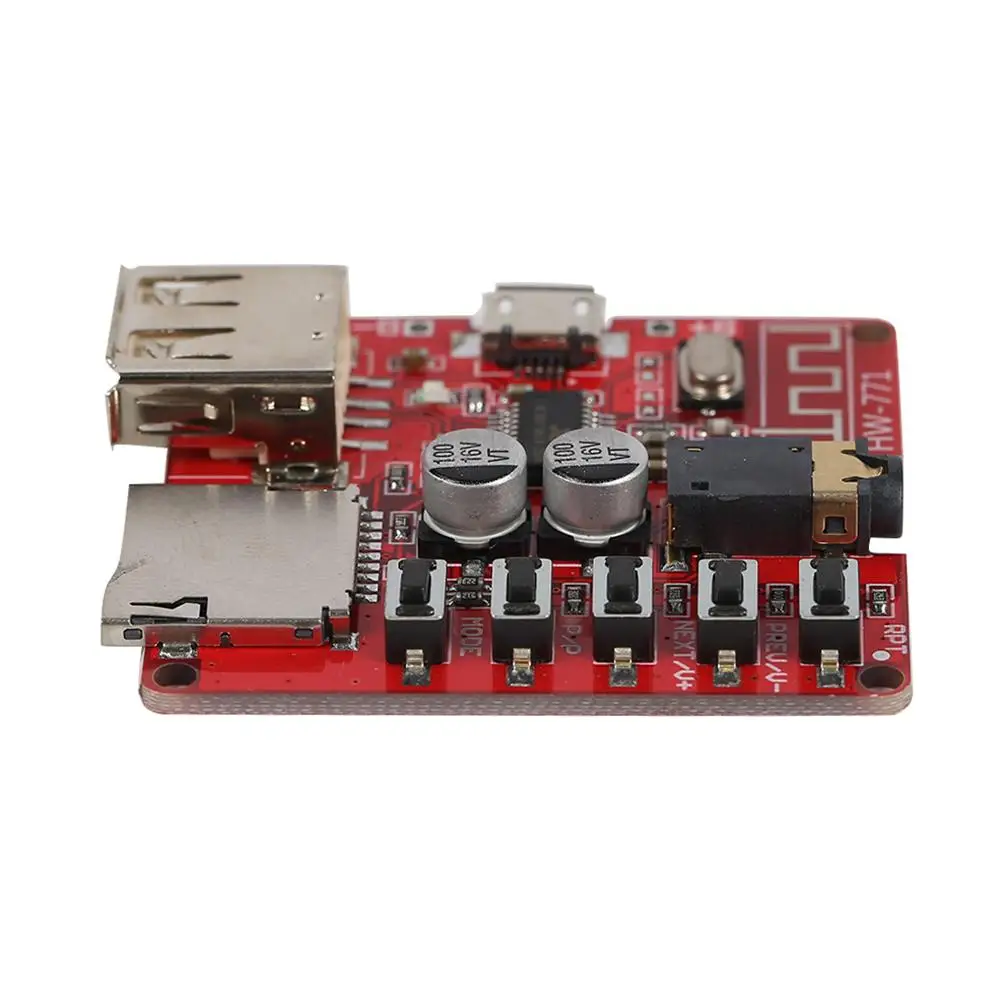 Bluetooth аудио приемник плата USB TF слот для карты DIY модифицированный MP3 модуль