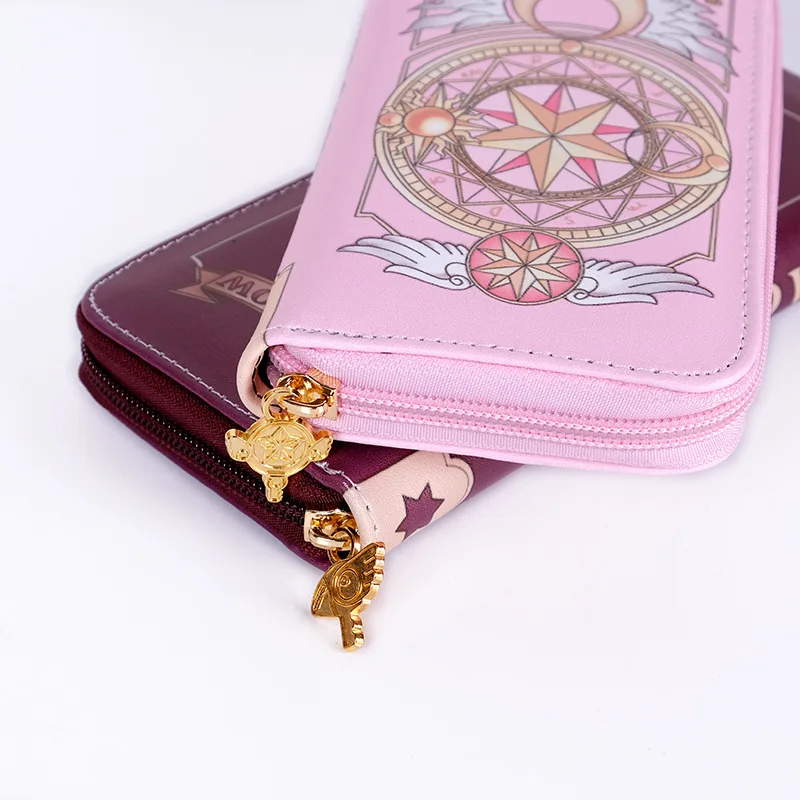 2 стиля аниме карта Captor Cardcaptor Sakura косплей сумка для денег кошелек Длинный