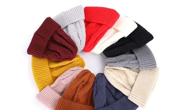 粗羊毛棱形格子花样帽子速卖通详情页_01