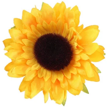 

24Pcs Artificial Sunflower Heads Silk Flower Faux Floral For Wedding Table Centerpieces Home Kitchen Wreath Hydrangea Cupcakes T