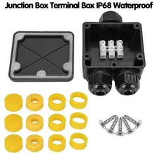 Водонепроницаемый распределительная коробка электрический кабель Разъем открытый IP68 один комплект уплотнение Коррозионностойкие антистатические BU1781