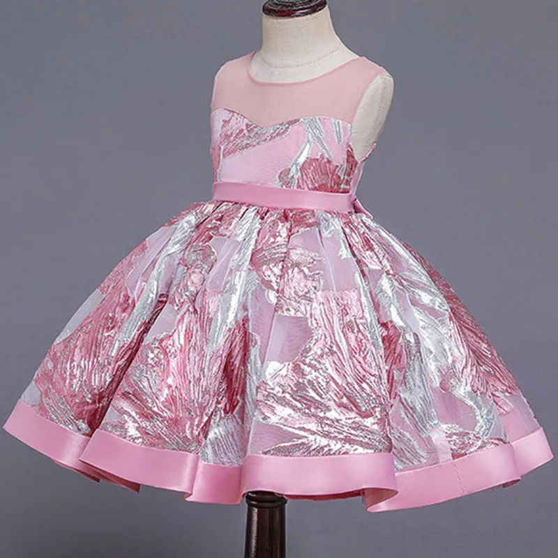 Г. Платье для девочек бальное платье с цветочным узором, Vestido, Детские платья для девочек вечерние платья-пачки на свадьбу для детей от 3 до 10 лет платье принцессы