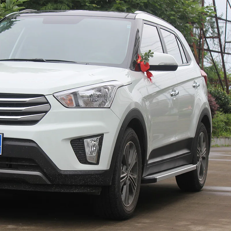 Боковой шаг Беговая доска боковой бар для HYUNDAI IX35 к IX25 SANTAFE TUCSON GRAND SANTAFE, высокое качество, сверхмощный