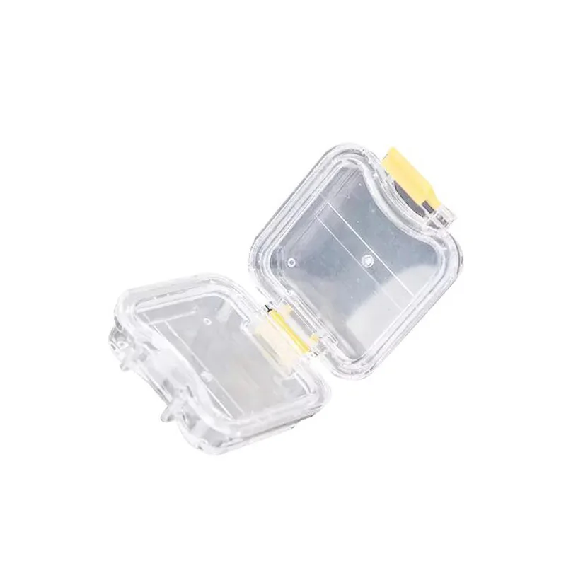 

New dental lab supply 10pcs Plastic denture Tooth Box with Film High Quality Denture Storage Box Membrane Tooth Box