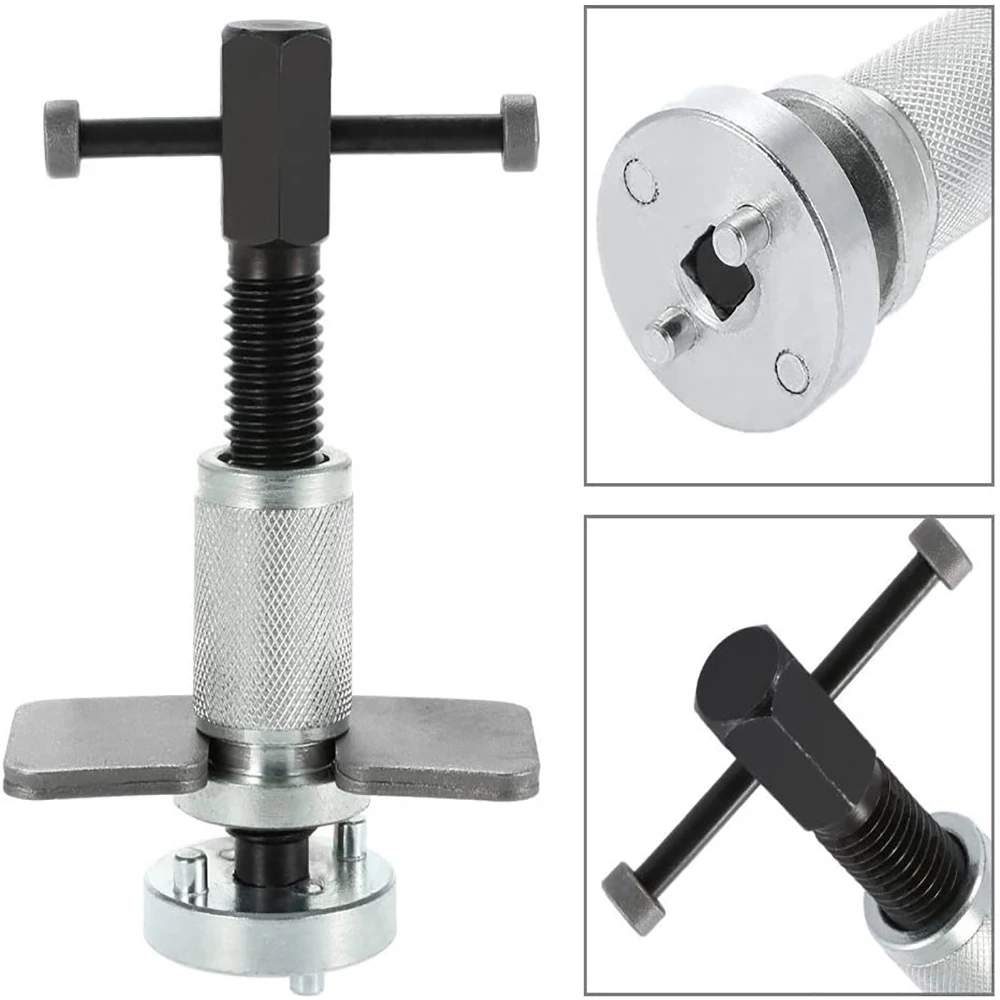 Brake Caliper Piston Rewind Tool Right Handed Thread Compression Dual Pin Break Caliper Piston