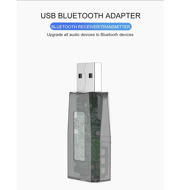 USB Bluetooth 5,0 приемник 3,5 мм разъем HIFI стерео аудио адаптер передатчик приемник для ТВ ПК колонки