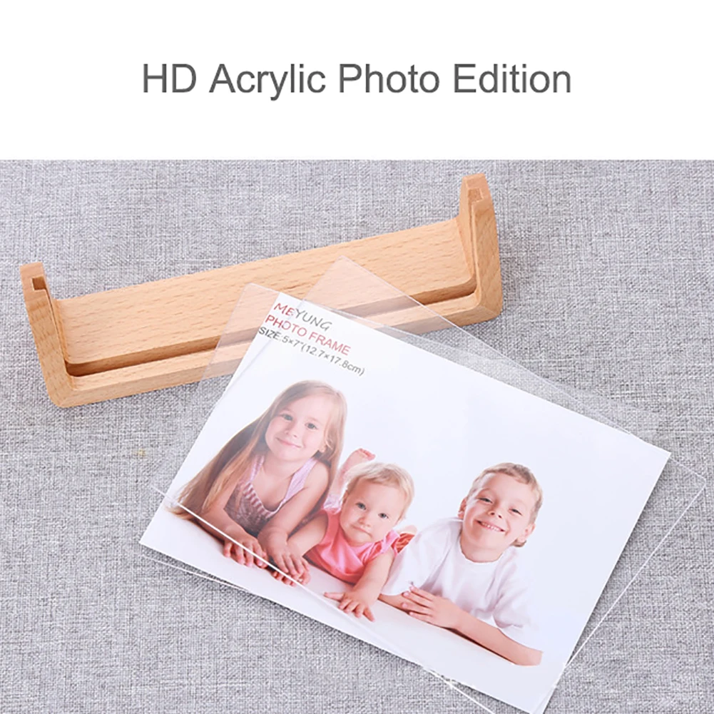 Creative European Solid Wooden Photo Frame Wedding Photo Picture Frame Desktop Office Photo Display Home Desk Decoration