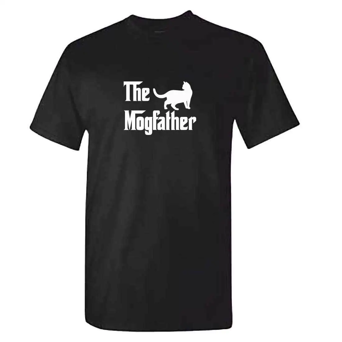 Мужская футболка MOG FATHER-Cat Lover Подарочная одежда на день отцов |