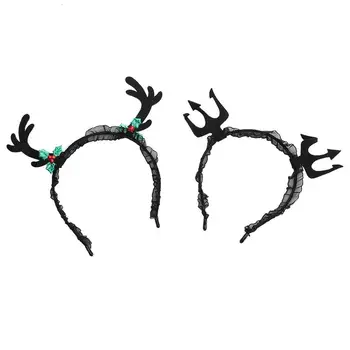 

2pcs Halloween Hair Band Festival Party Hair Hoop Cosplay Hair Accessories