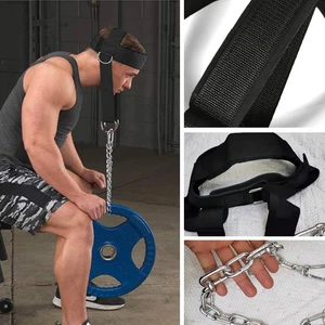 Шапка для тренировки веса, шеи, фитнеса, плеч, мышц, с цепочкой, для тренажерного зала, тяжелой атлетики, оборудование для тренировок