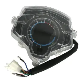 

LCD Digital Tachometer Speedometer Odometer Gas Gauge/Battery Level Gauge Assembly, Motorcycle 0-14000rpm