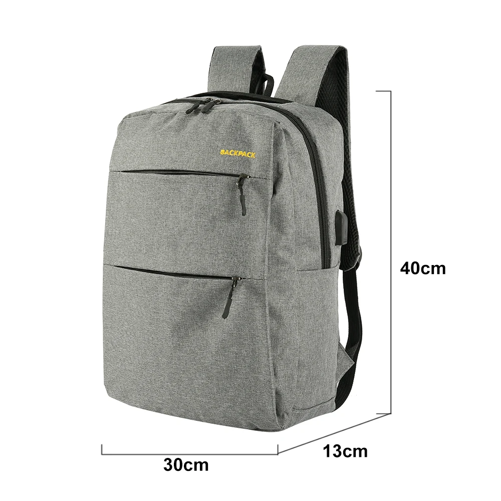 USB Charging Backpack 3pcs/set Men Women Fashion Backpacks for Unisex Travel Bags Casual Nylon Shoulder School Backpacks