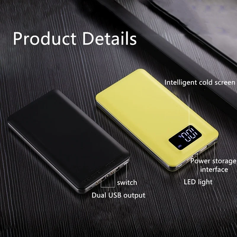 Xiao mi портативное зарядное устройство 30000mah power Bank Dual-USB PoverBank Внешняя батарея быстрая для Xiaomi mi IPhone светодиодный светильник ing