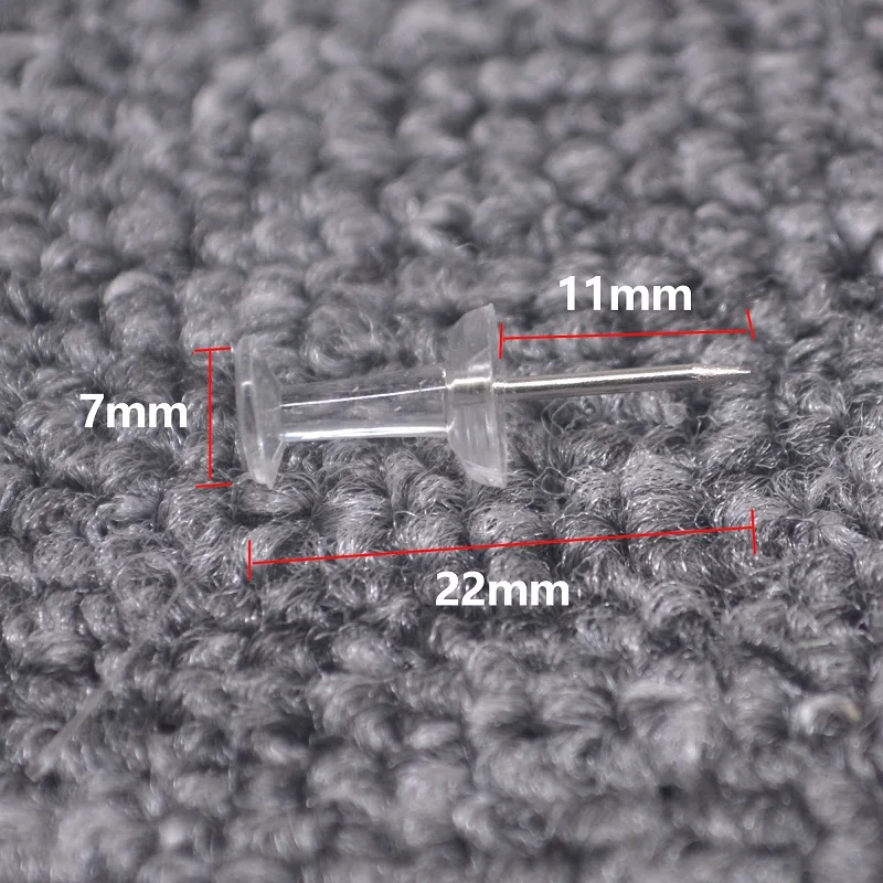 100 шт. пластиковые прозрачные штифты декоративные для большого пальца рисования