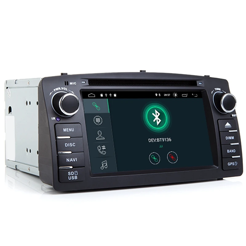 Android 9,0 автомобильный dvd-плеер для Toyota Corolla E120 BYD F3 2 Din Автомобильный мультимедийный Стерео gps Авто Радио Навигация