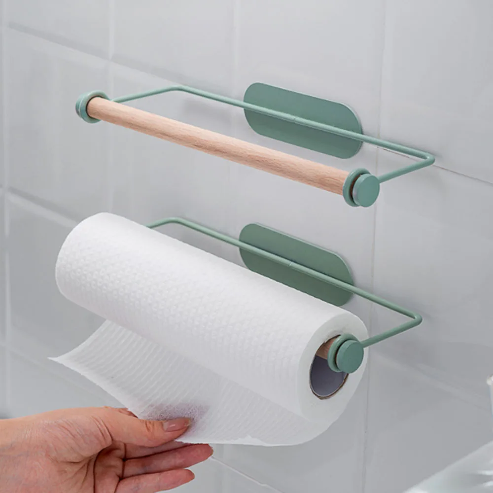 Under Cabinet Paper Towel Holder Forged Iron Paper Towel Hanger 