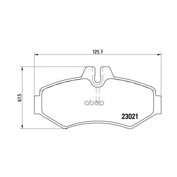 Комплект Тормозных Колодок Задних Brembo P50020 Brembo арт. P50020