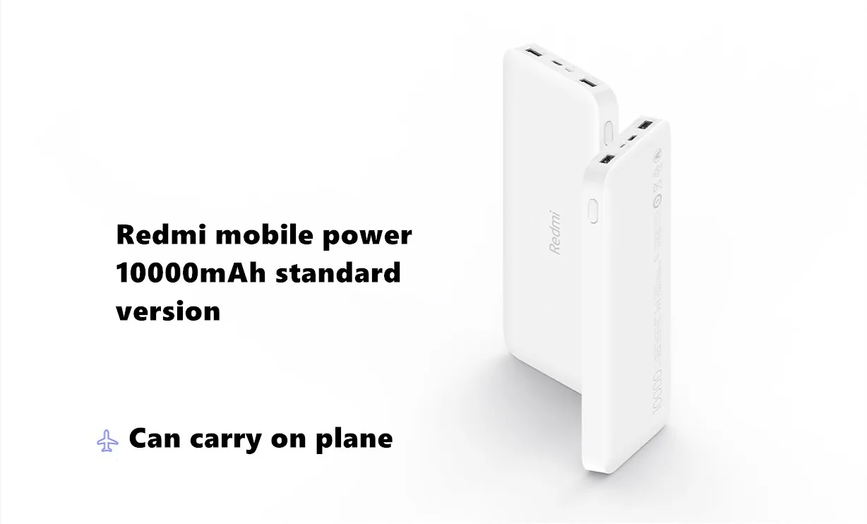 Xiaomi Redmi power Bank 10000 мАч 18 Вт Быстрая зарядка 10000 мАч power bank Быстрая зарядка портативное зарядное устройство