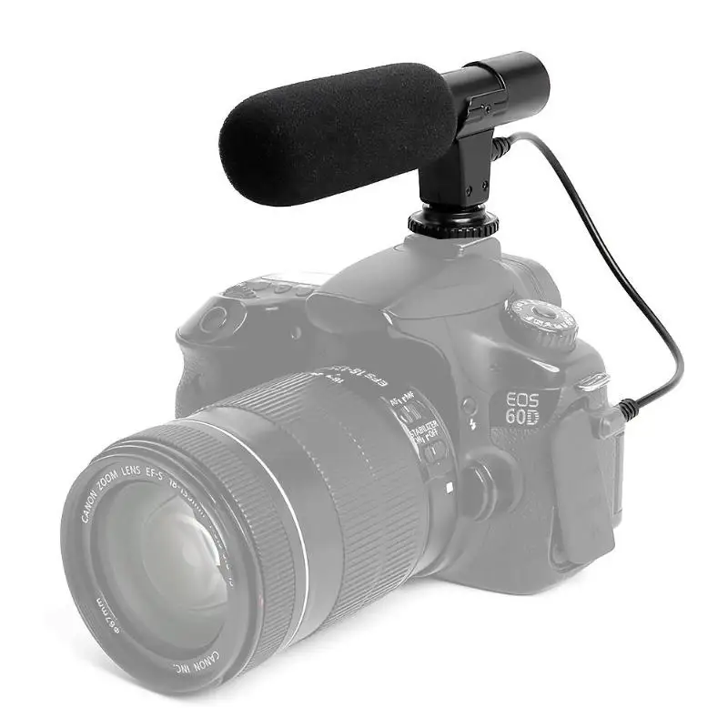 Mic-01 стерео внешний профессиональный микрофон для камеры DC 3V для Nikon Z6 D7200 D5600 Максимальный уровень звукового давления 120 дБ