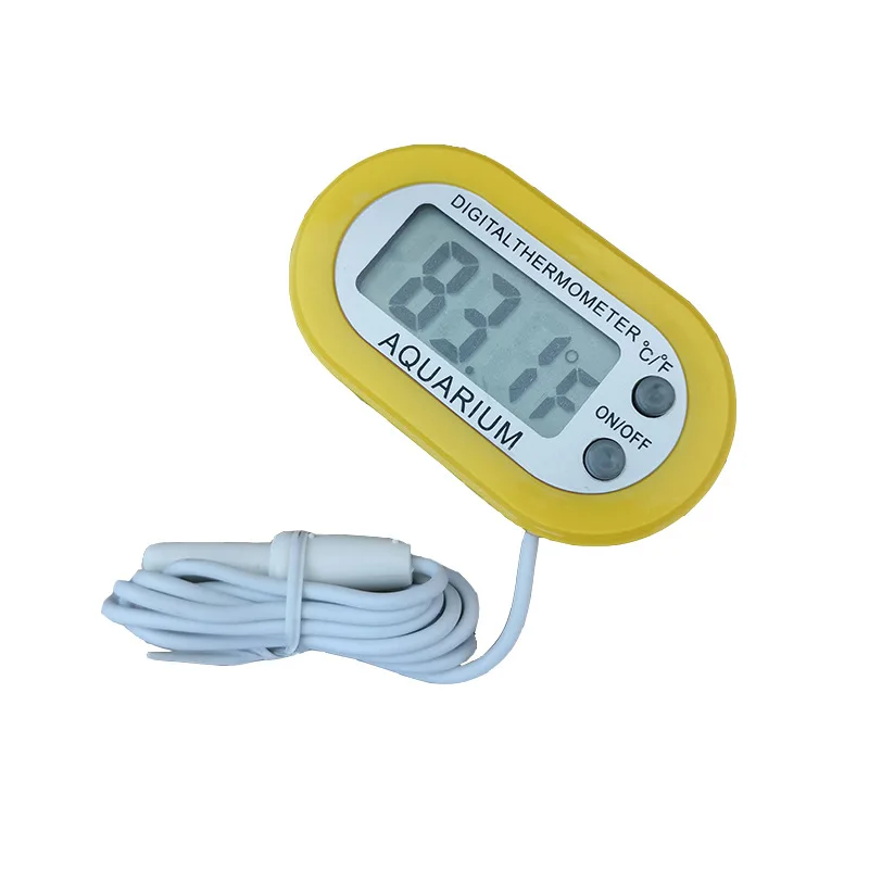

Aquarium Fish Tank Thermometer Water Submersible Waterproof Digital LCD Thermometer Little Sensor Wired peceras accesorios
