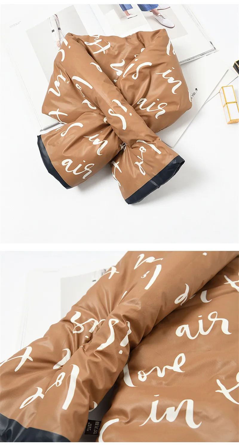 Леопардовый полосатый лоскутный клетчатый шарф с буквенным принтом для женщин, хлопковый Зимний толстый шарф с кольцом, корейский женский шейный шарф