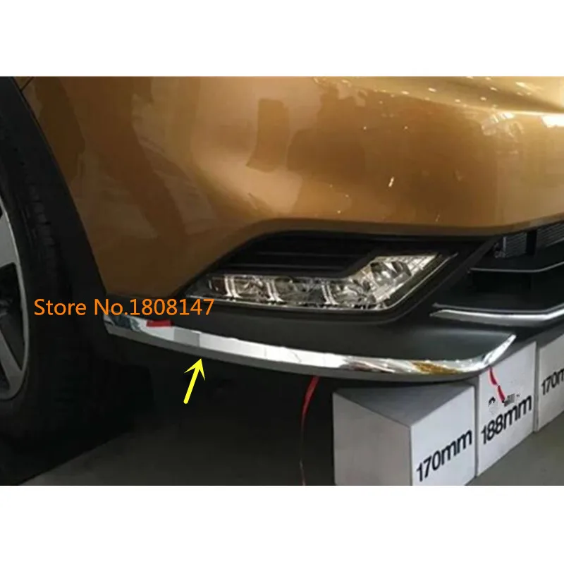 Car Styling Body Front Side Bumper Corner Light Trim Frame Abs Chrome Anti Rub Cover 2pcs For Nissan Qashqai J11 2016 2017 2018|Chromium Styling| - AliExpress