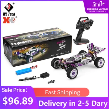 

NEW Wltoys 124019 60Km/h High Speed RC Car 1/12 Scale 2.4G 4WD Metal Chassis Electric RC Formula Car Hydraulic Shock Absober