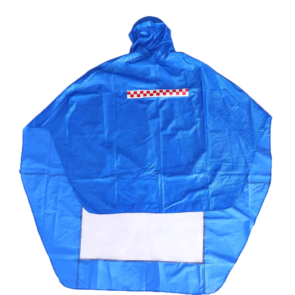 Cycling Bicycle Bike Raincoat Rain Cape Poncho Cloth Rainproof Purple