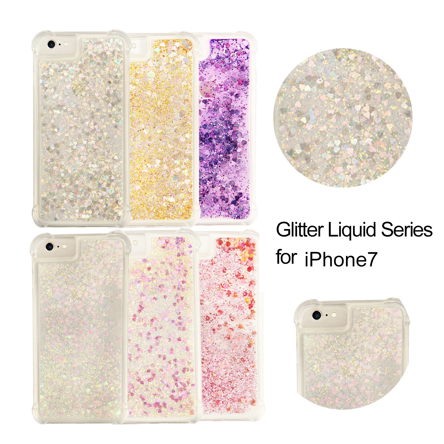 Glittering Diamonds TPU Shock-proof Case For iPhone 11 Pro Max 5 5S SE 6 6S 7 8 Plus For iPhone X XR XS Softness Cover