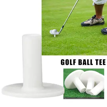 

Rubber Golf Tees Holder For Golf Driving Range Tee Practice Tool White