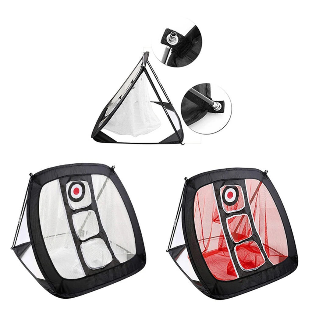 Foldable Golf Practice Net Golf Chipping Putting Mat Driving Net Golf Training Net , 82 x 72 x 56cm