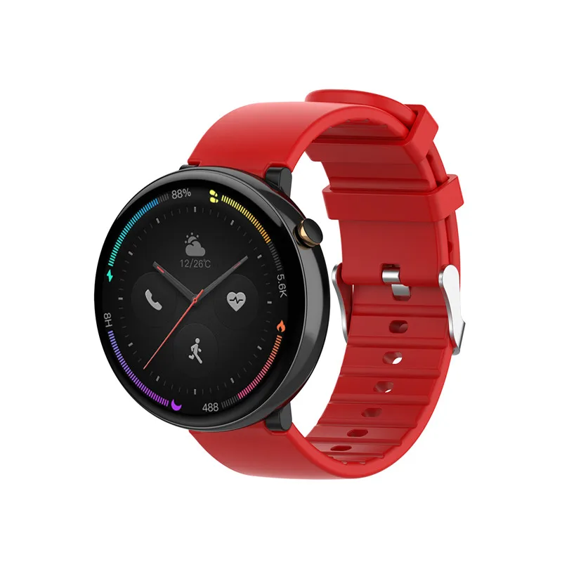 100 шт. для Amazfit watch 2 A1807 Смарт часы ремешок силиконовые браслеты браслет ремень для xiaomi huami amazfit Замена ремешка