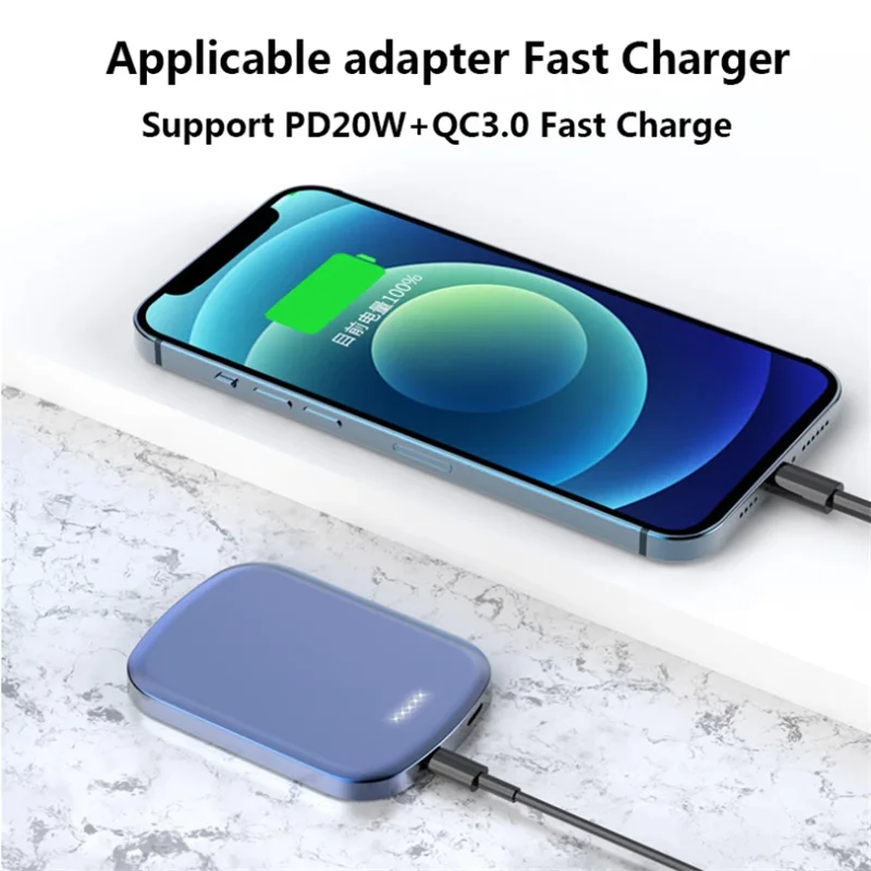 ANKER CHARGEUR SANS FIL SENSE PAD MAGNÉTIQUE BLEU