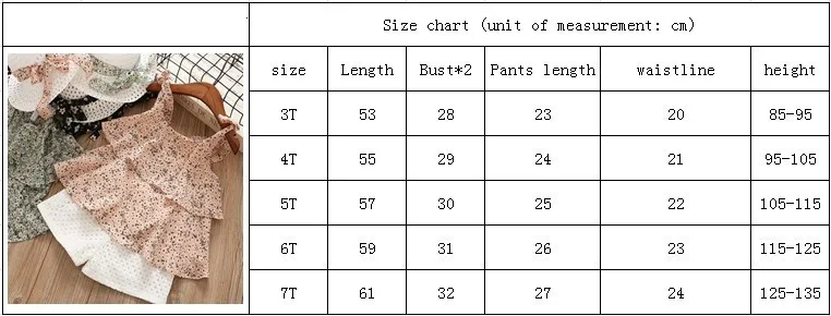 Костюм для девочек г. Летний освежающий и освежающий детский жилет на бретельках для девочек шифоновый+ шорты костюм из двух предметов(шляпа от солнца