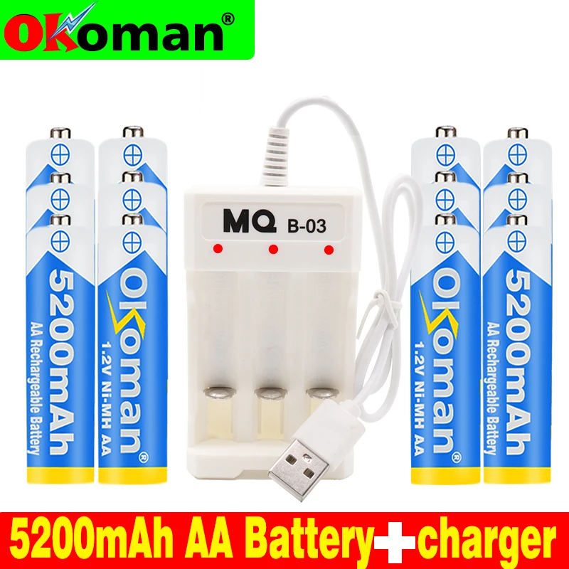 Новинка 100% предварительно заряженные никель-металлогидридные аккумуляторы 1 2 в