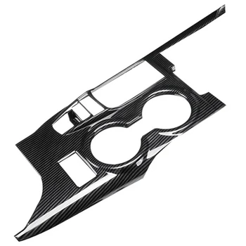 

ABS Carbon Fiber Look Interior Gear Shift Box Panel Cover Trim Compatible for Camry 2018